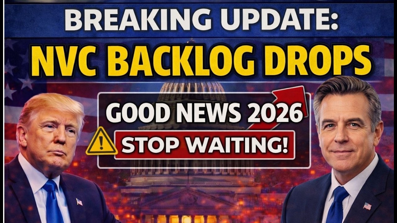 Breaking Update: NVC Backlog Drops in 2026 | Faster Immigrant Visa Approvals Ahead?