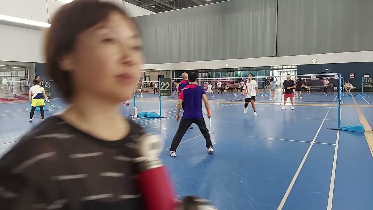 Badminton game, Shenzhen, China  1 19 26 4