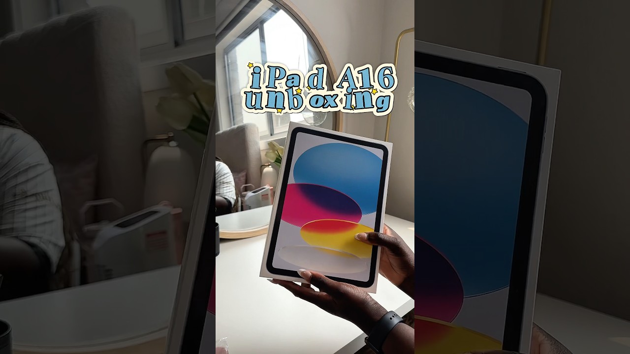 iPad A16 unboxing 💙✨ 