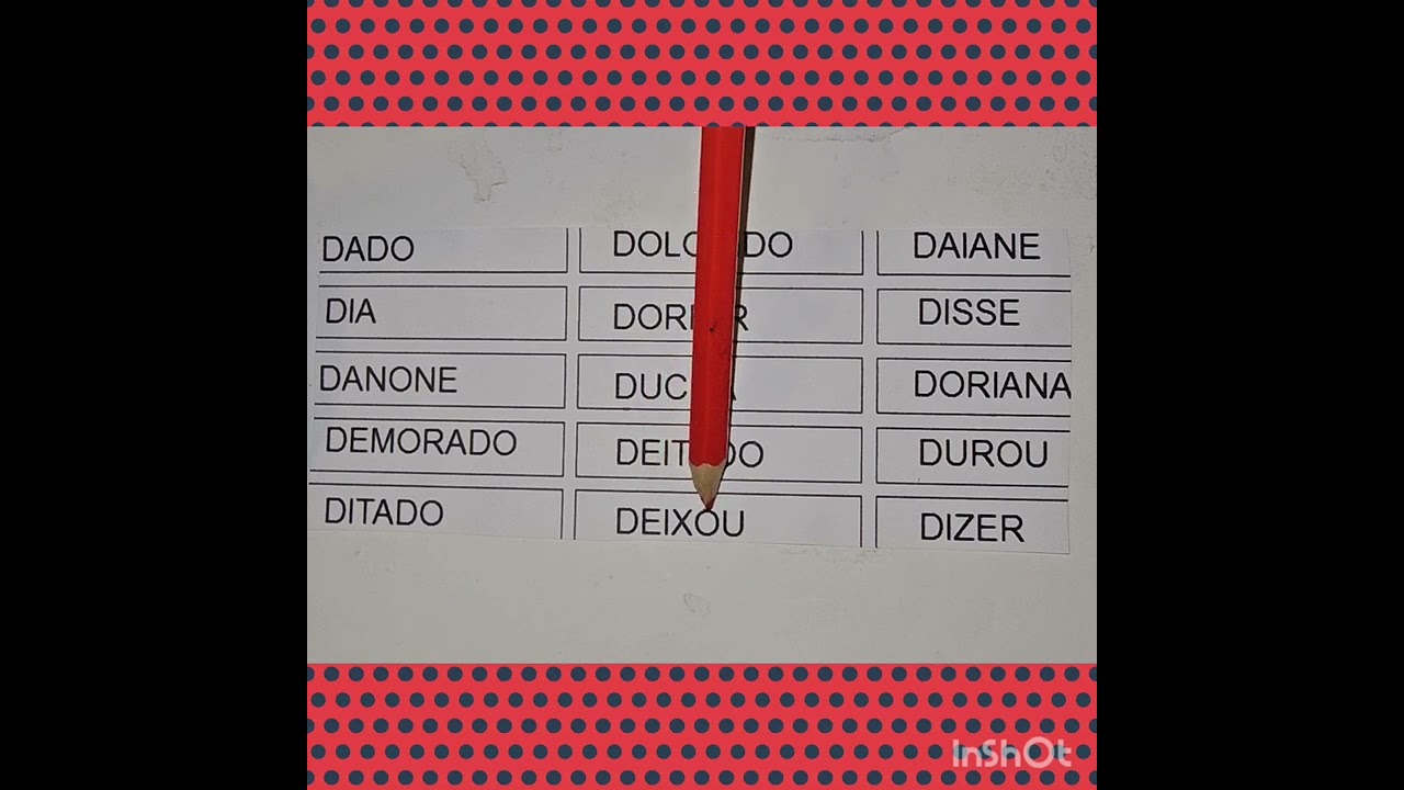 PALAVRAS  INICIADAS  COM  A  CONSOANTE  D ! PRÓ  IVANI  !