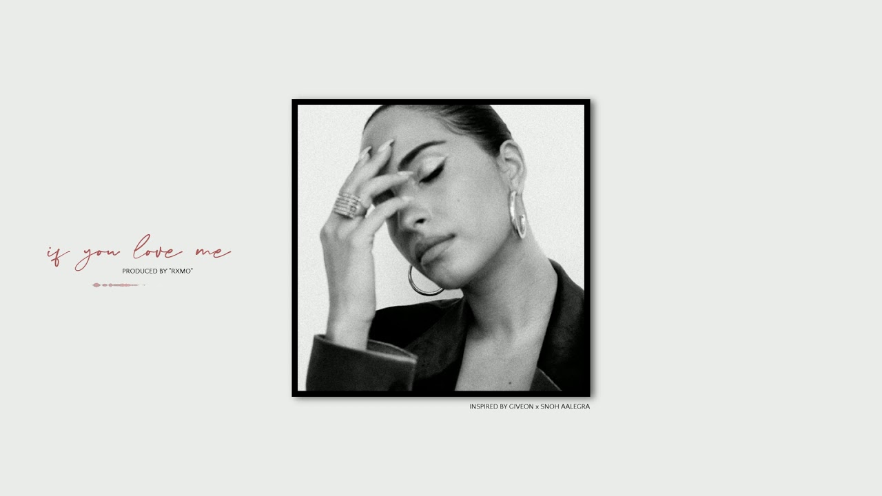 *SOLD* giveon type beat | ft snoh aalegra 'IF YOU LOVE ME' [prod.RXMO]