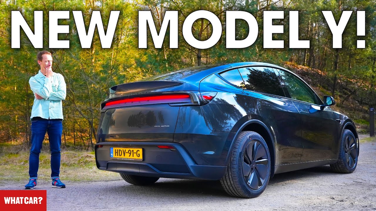 NEW Tesla Model Y REVIEW! &ndash; we drive this updated electric SUV | What Car?