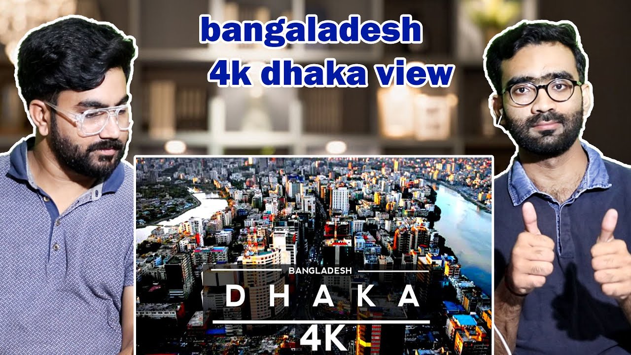 Pakistani Reaction on Dhaka , Bangladesh 🇧🇩 4K by drone Travel