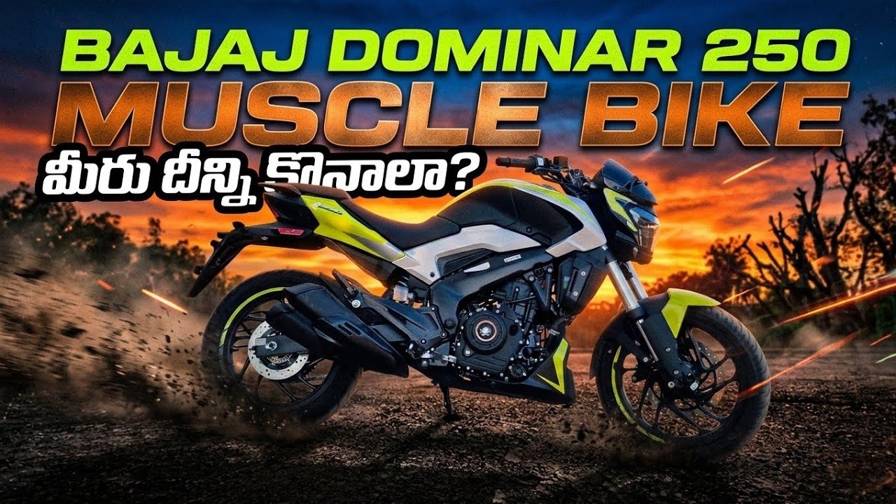 2026 Bajaj Dominor 250 Review in Telugu: Is it worth buying over the Dominor 400? @motoboyvk 