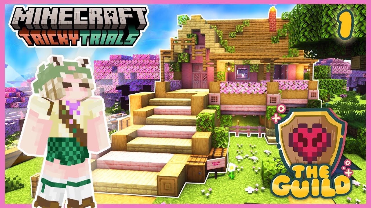 A Perfect Start in Minecraft 1.21 ⚔️ Pink House & Bees 🌸 The Guild | EP 1