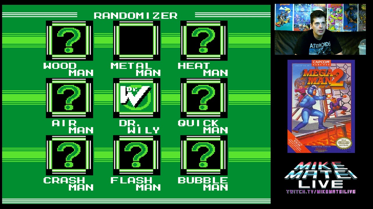 Mega Man 2 Randomizer - Mike Matei Live