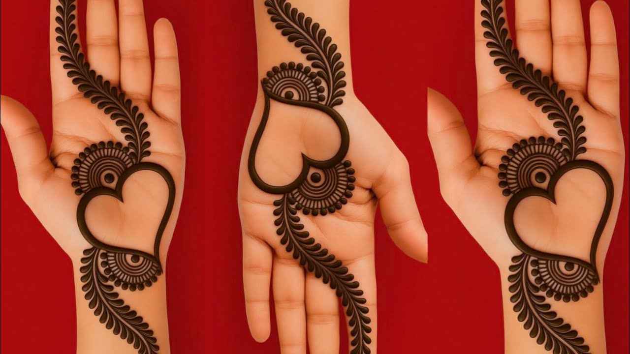 mehndi design simple front hand W beautiful mehndi design aesthetic mehndi design 