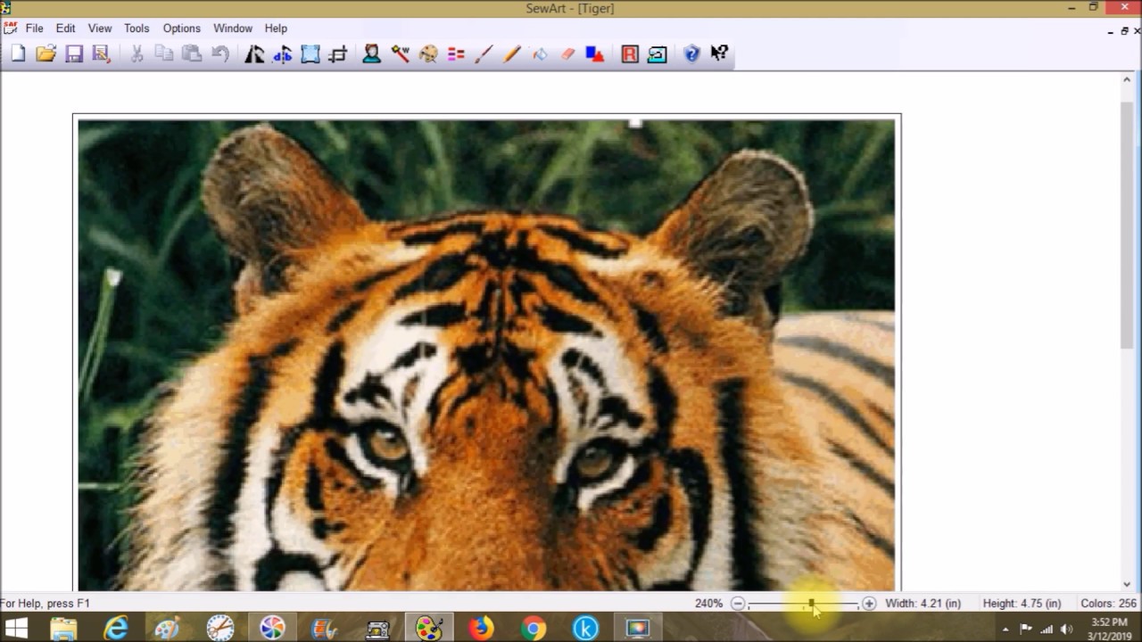 SewArt - Digitizing a Photo Explanation