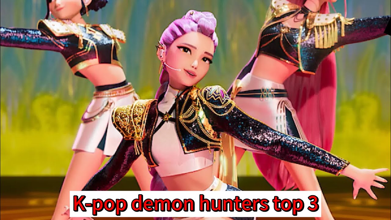 K-pop demon hunters top 3 songs 