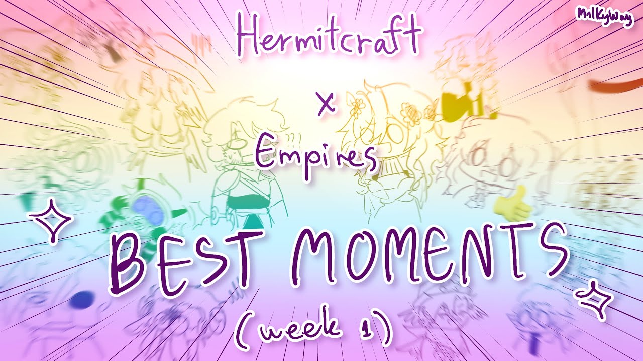 ЛУЧШИЕ МОМЕНТЫ HERMITCRAFT X EMPIRES, НО ЭТО АНИМИРОВАННЫЙ МУЛЬТФИЛЬМ (неделя 1)