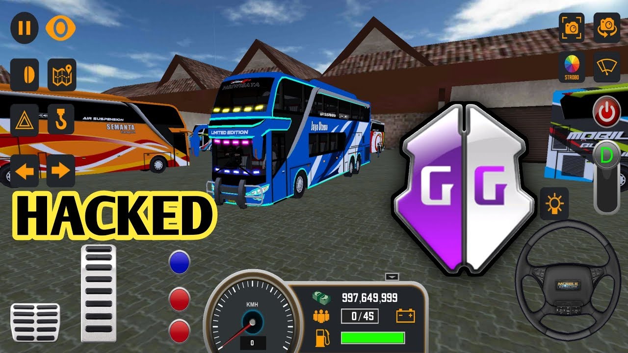Mobile bus simulator hack with Gameg uardian