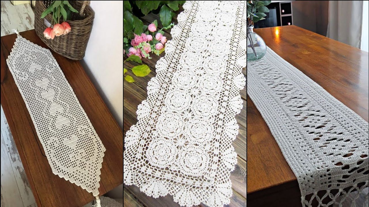 Easiest DIY Table Runner Ever | Crochet Rectangle Shape Table Runner in ideas 