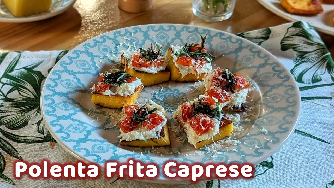 Polenta à Caprese | Entrada Leve e Deliciosa