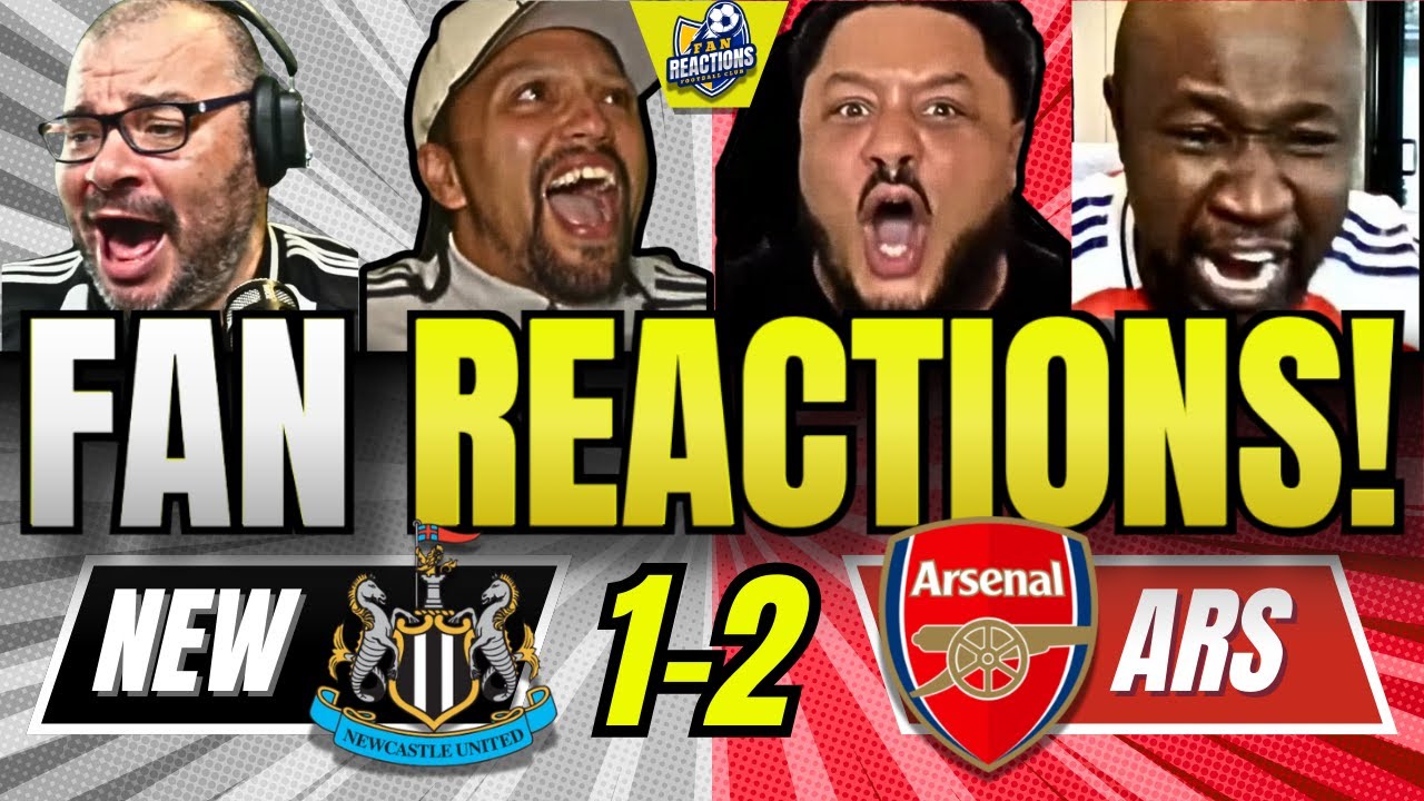 ARSENAL FANS 🤩 ECSTATIC REACTION TO NEWCASTLE 1-2 ARSENAL | PREMIER LEAGUE FAN REACTIONS
