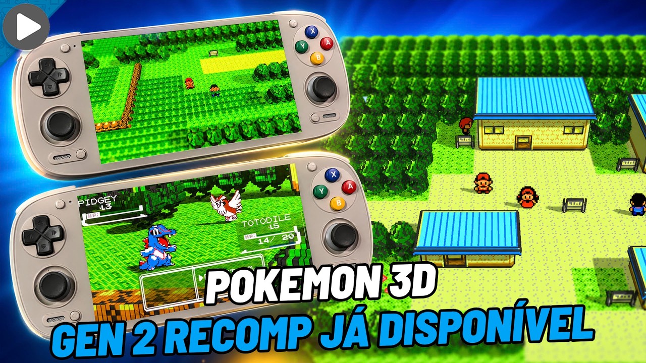 GEN 2 RECOMP J&Aacute; EST&Aacute; DISPON&Iacute;VEL COM POKEMON 3D, VEJA COMO INSTALAR NO ANDROID E PC