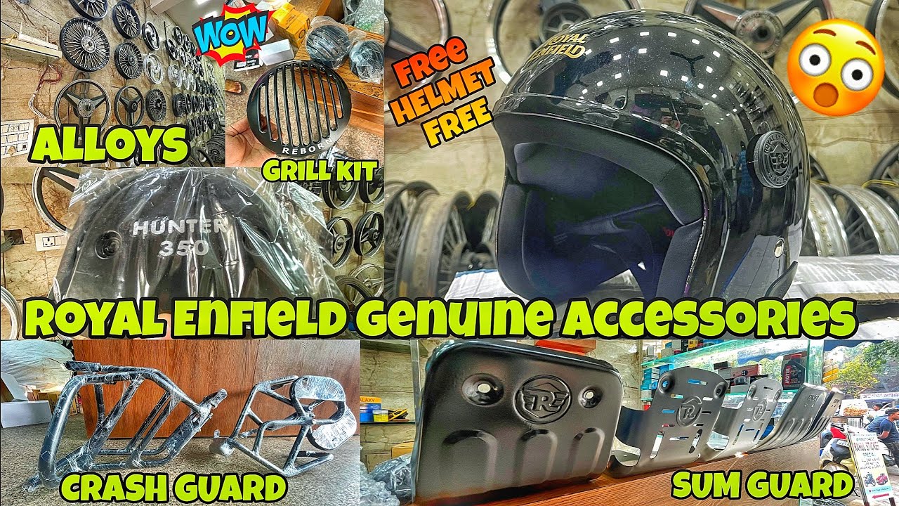 मात्र रू 500/- से शुरू Royal Enfield की Accessories 😱 PPF के साथ Helmet Free Free Free 😍 ✅