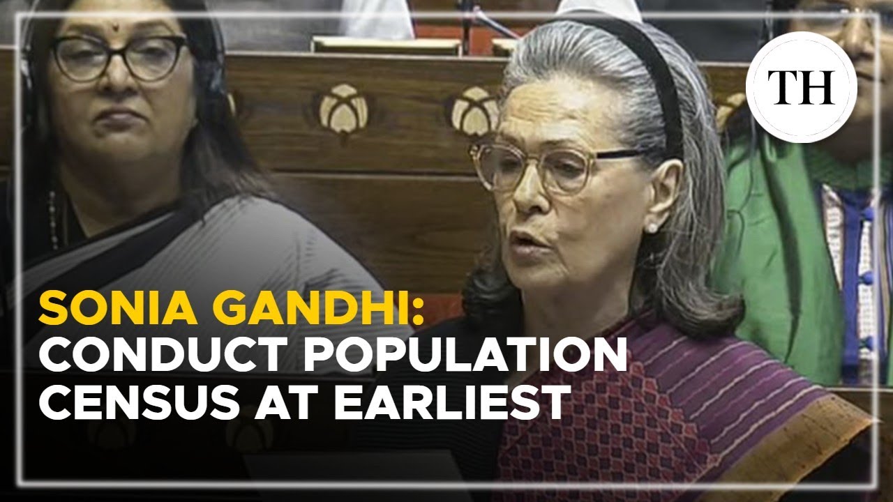 Sonia Gandhi Urges Government to conduct Census at earliest