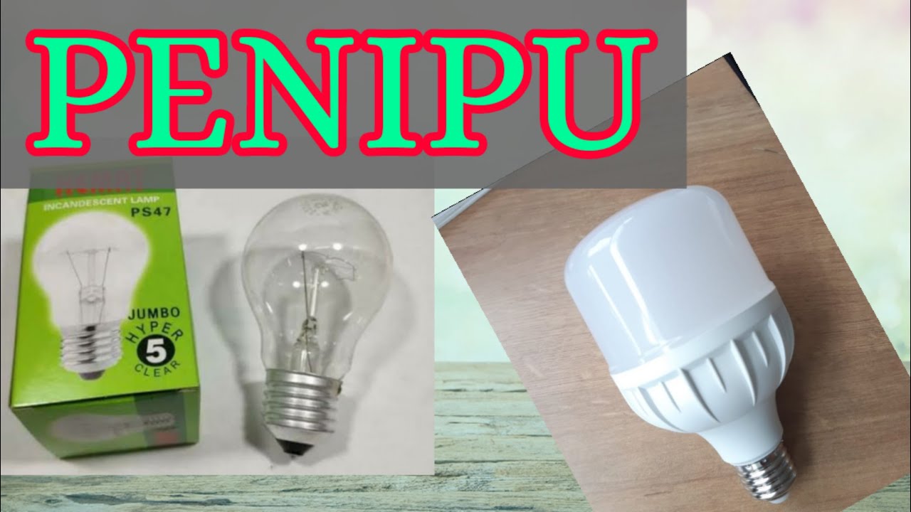 Awas watt lampu menipu || tes real watt lampu