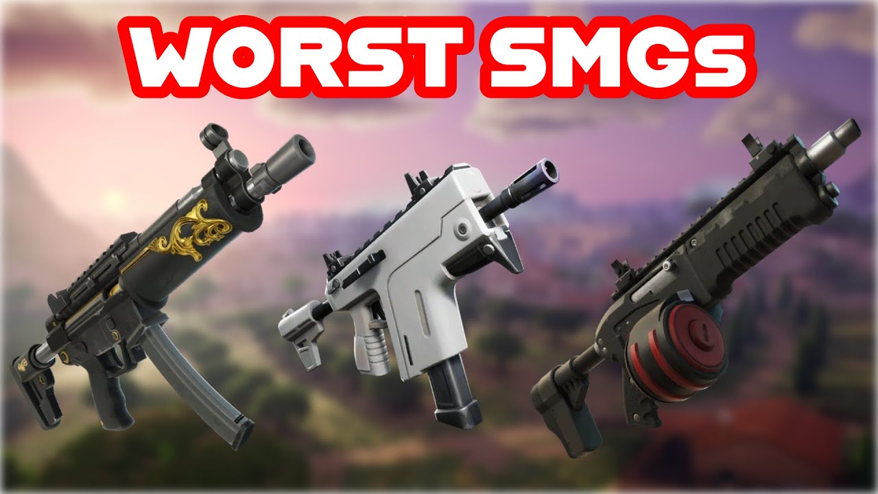 Пересматриваем некоторые из ХУДШИХ пистолетов-пулеметов Fortnite за всю историю...