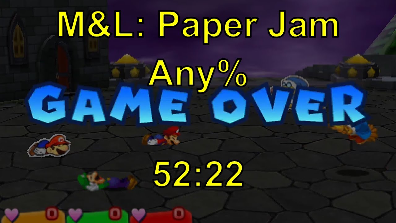 Mario & Luigi: Paper Jam | Any% speedrun in 