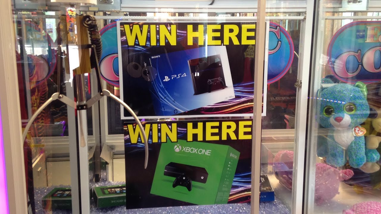 Major Prize Xbox One & PS4 Giant Claw Machine Arcade