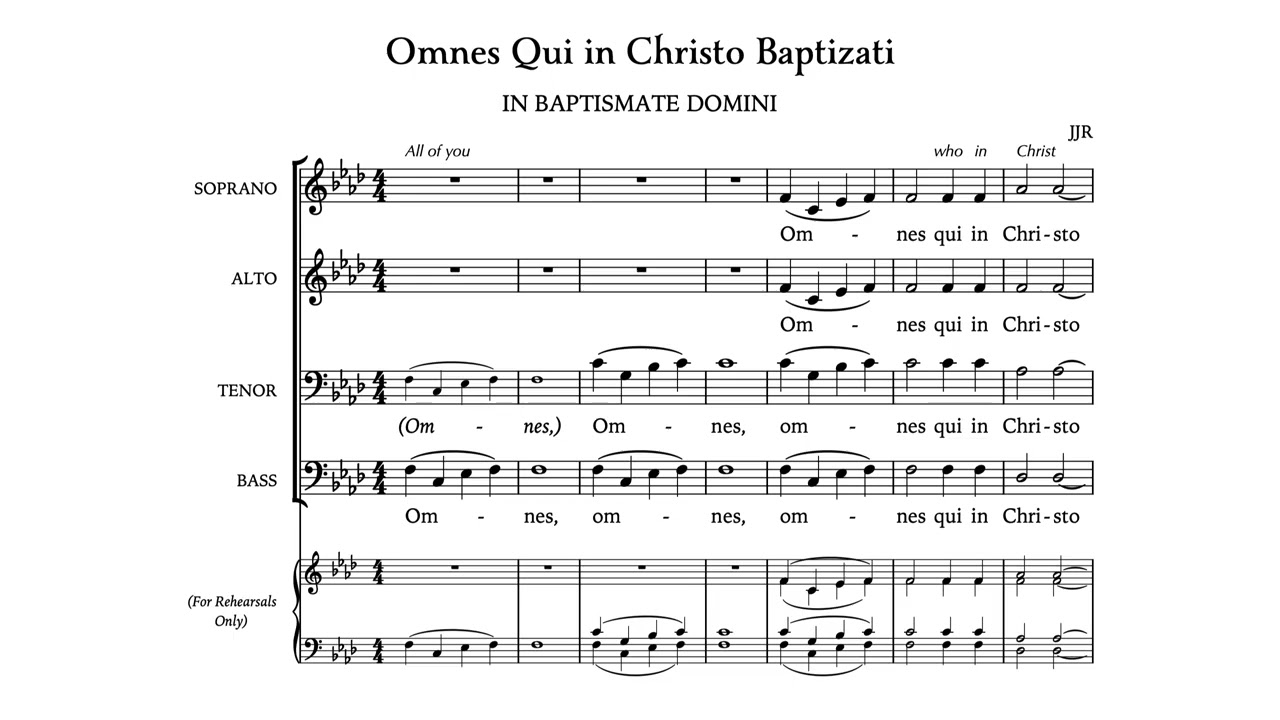 Omnes qui in Christo baptizati by James Richardson
