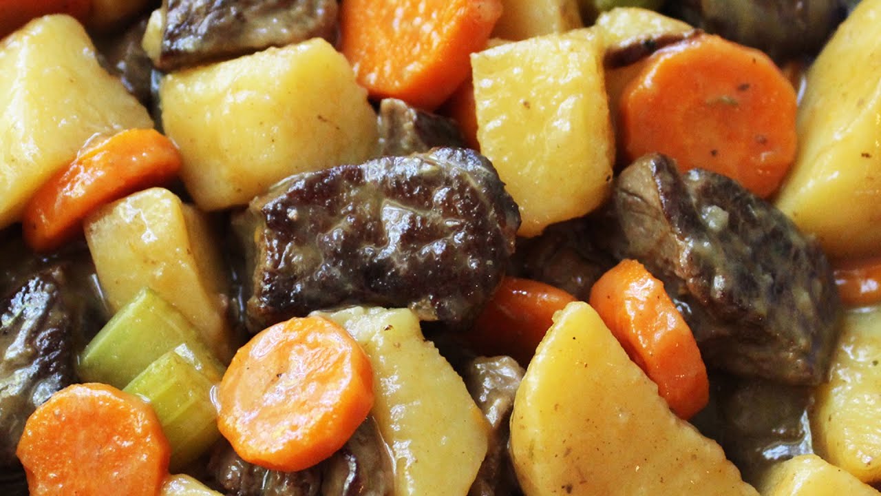 Домашнее тушеное мясо из говядины — нежное мясо от вилки