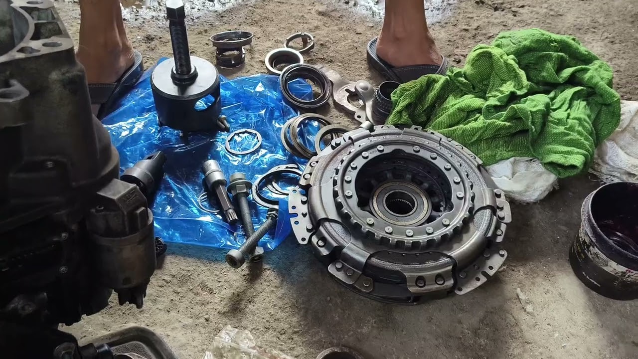 VW skoda Audi DSG duel clutch installation ये वही गियरबॉक्स है जो नाग पुर से भाई लो आए रात को 1 बजे