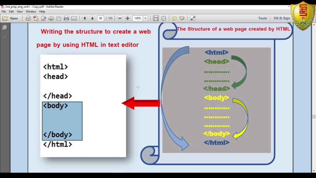 Computer 2nd prep - HTML Part 1