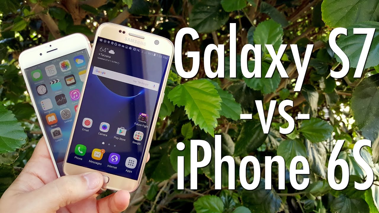 Samsung Galaxy S7 vs Apple iPhone 6s Smartphone Showdown | Pocketnow