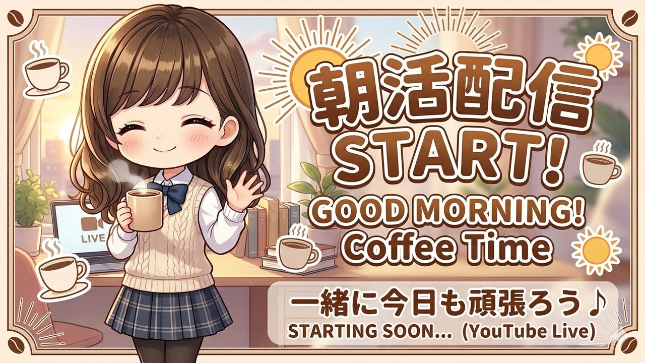 朝活配信　ちょっと聴いてほしいものあるからあるから聴いてくれる？