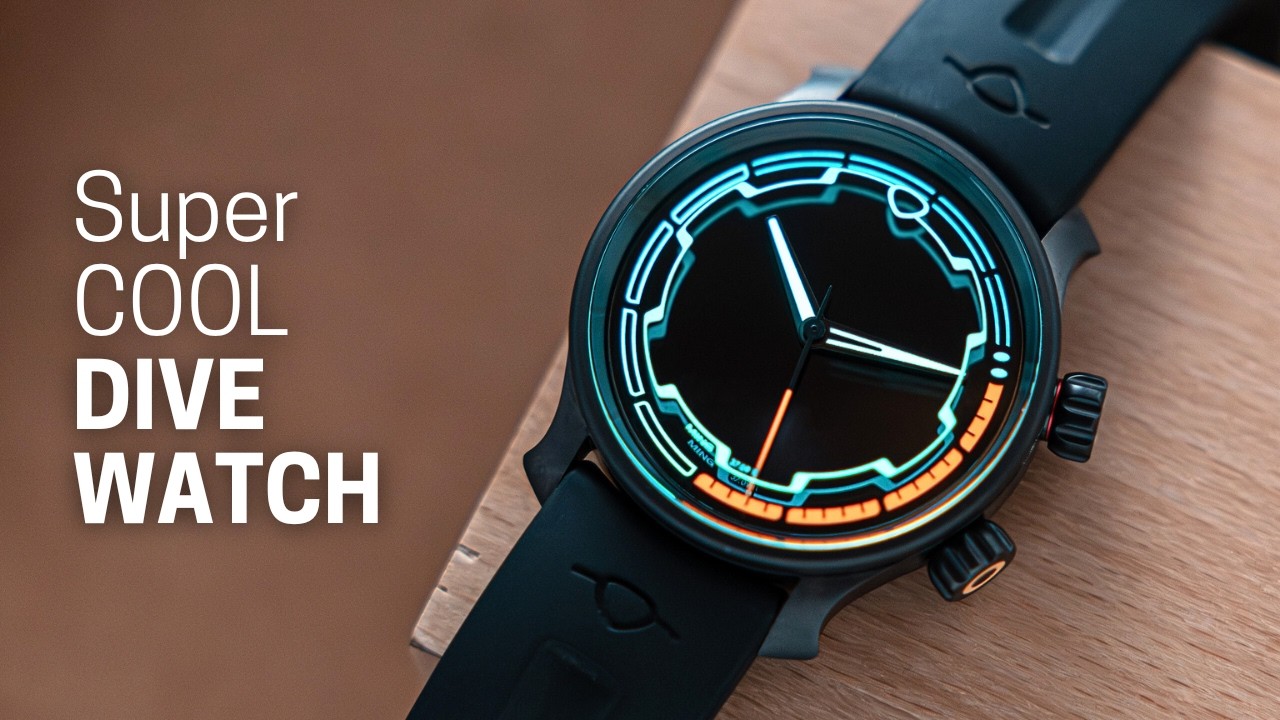 Perfect Contemporary Dive Watch for Small to Medium Sized Wrists | MING Uni 37.09