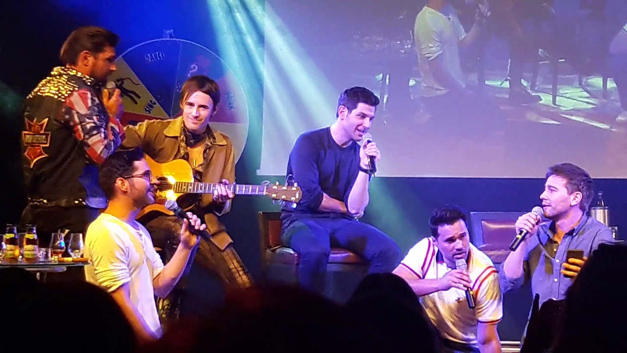 Tom Ellis, Reeve Carney, David Giuntoli, Torrance Combs..... sing Hallelujah at Jibland 2018