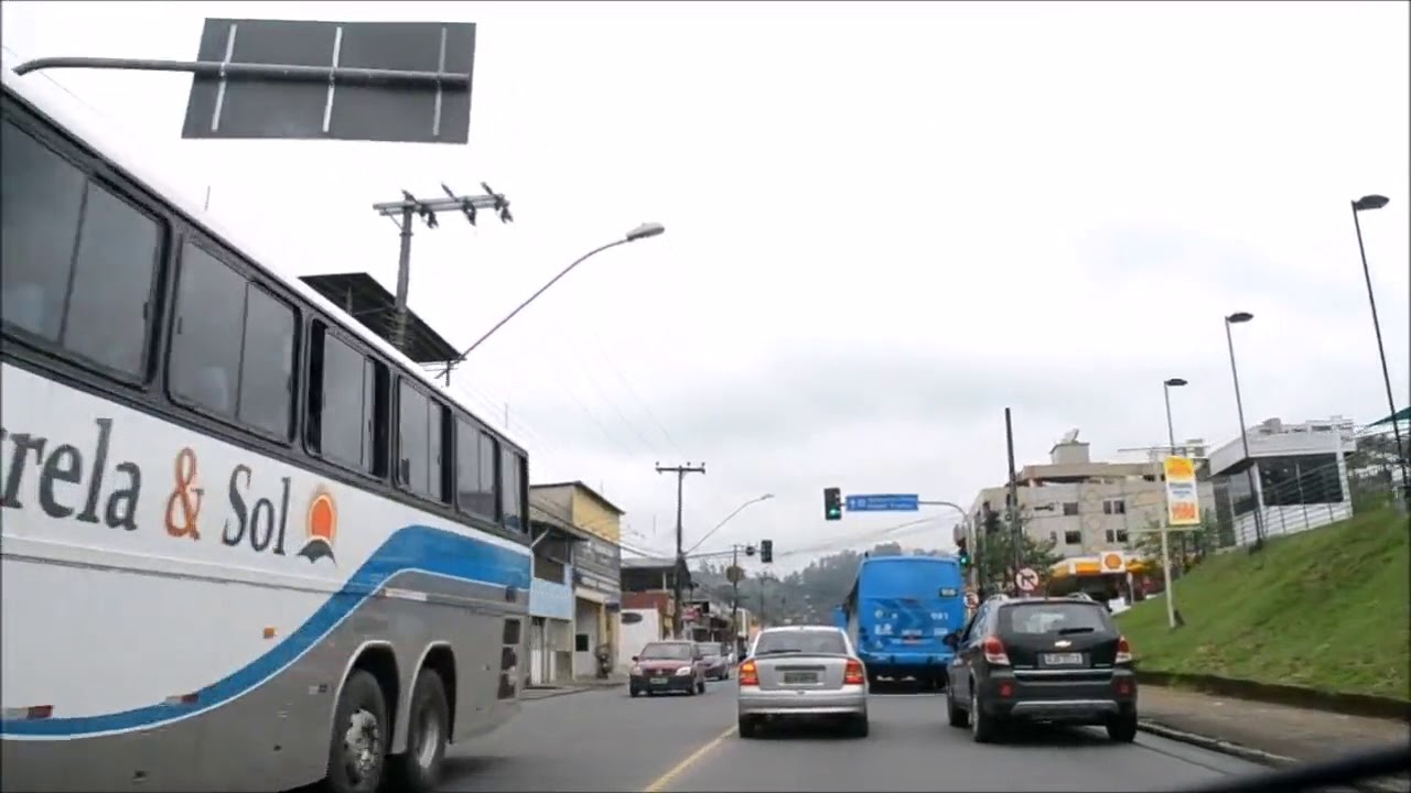 Dirigindo por Juiz de Fora - Rodoviaria ao Hospital Ana Nery (bairro Grama) 11/10/2018