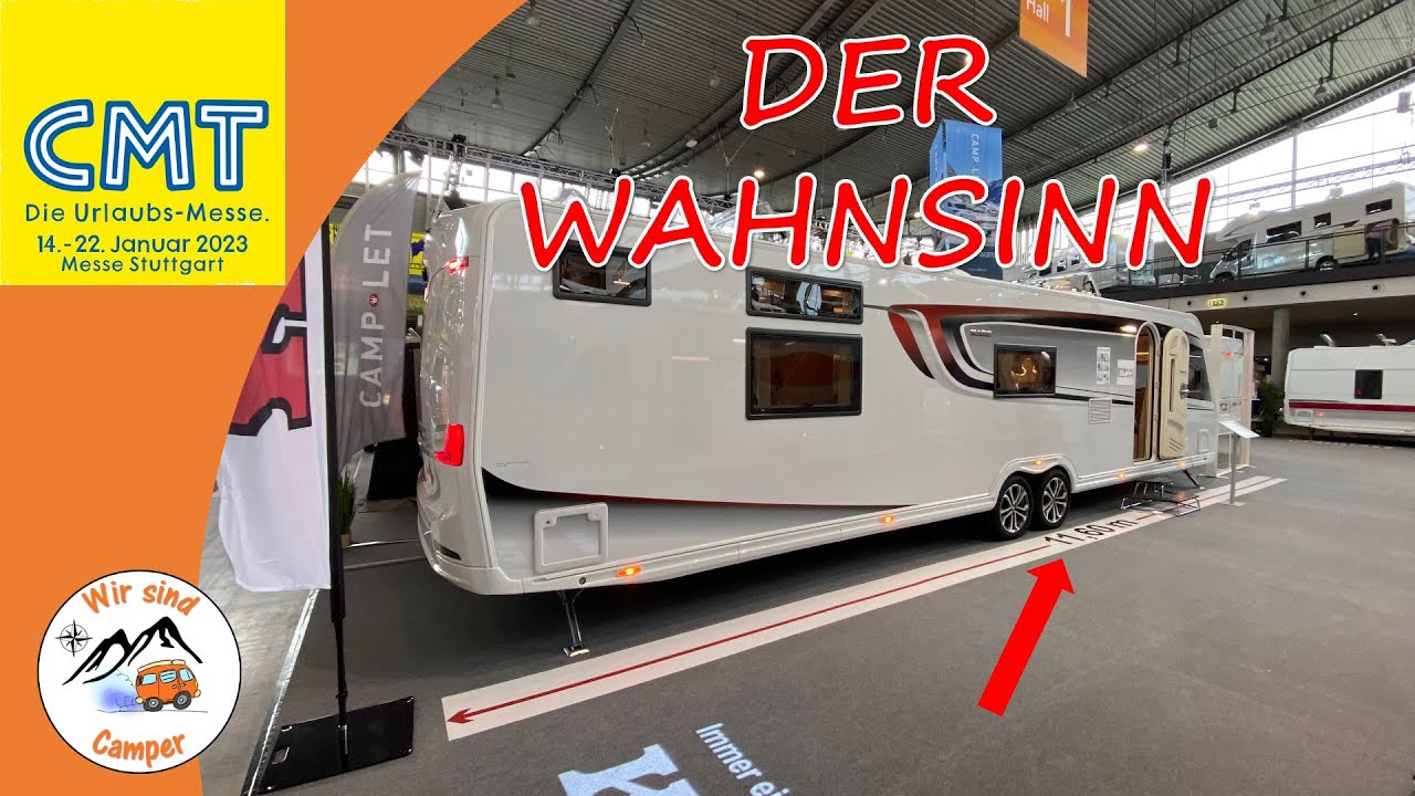 RIESEN Wohnwagen mit 11,60m Länge | Kabe Imperial 1000 TDL KS