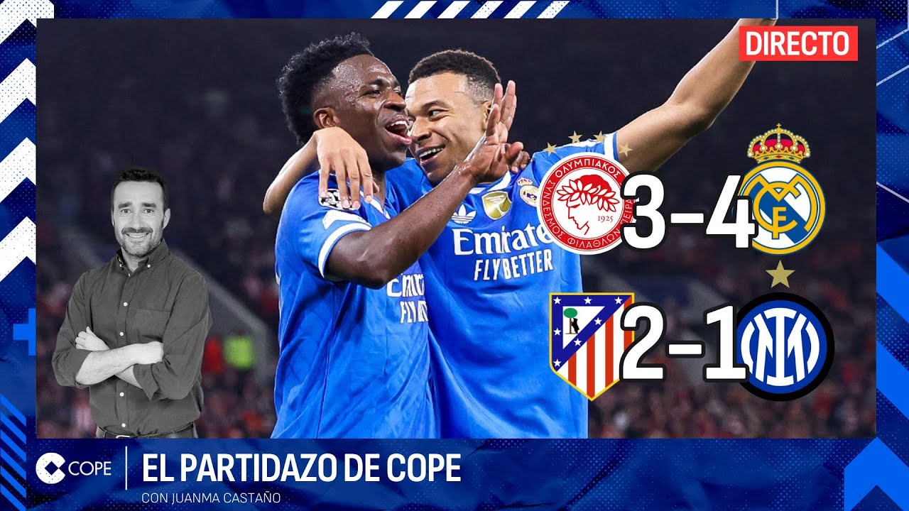 🔴 VICTORIAS CON SUFRIMIENTO DE REAL MADRID Y ATLETI I El Partidazo de COPE, con Juanma Casta&ntilde;o