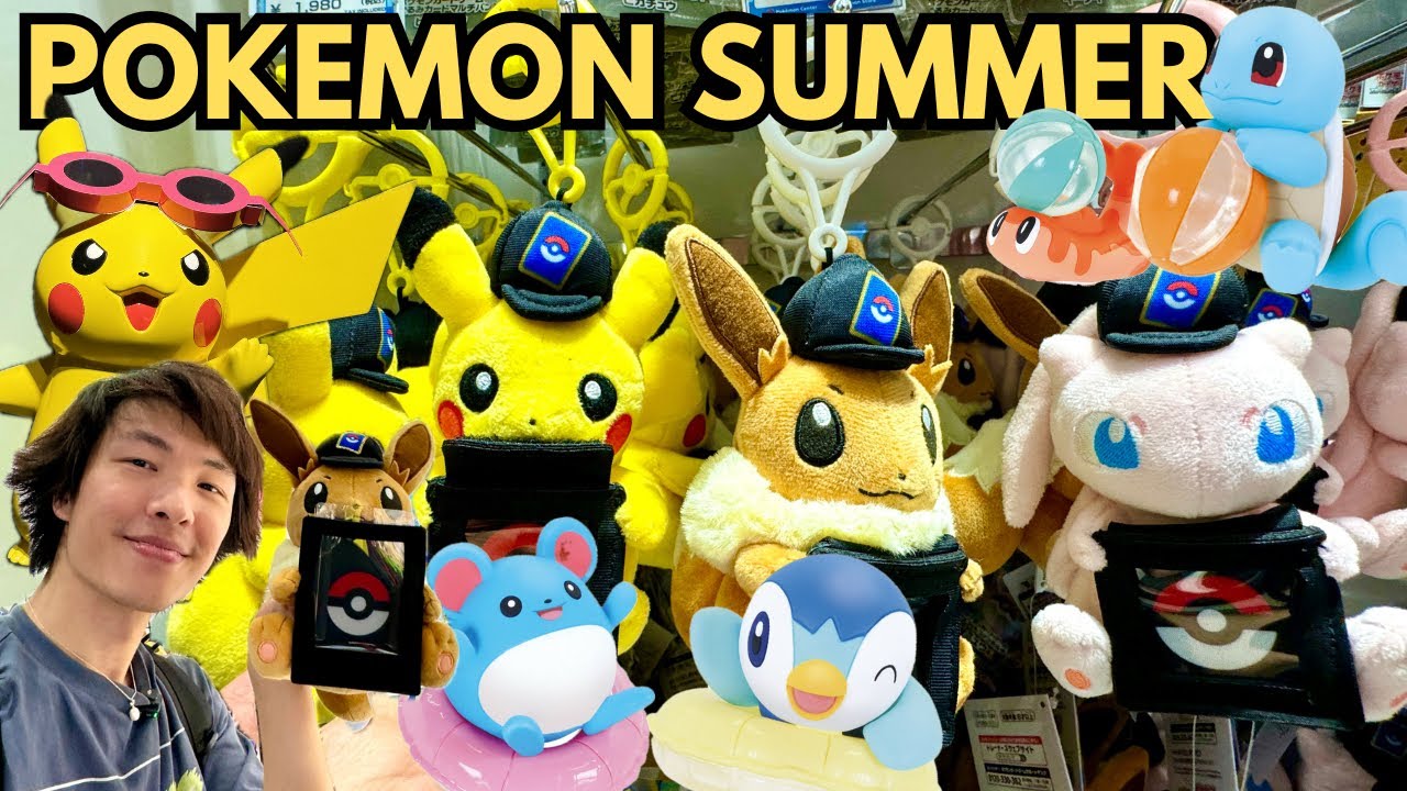 HUGE SUMMER POKEMON GACHA broke me at Pokemon Center Japan!