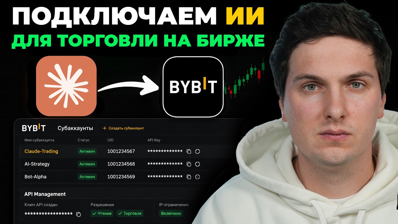 Как Подключить AI напрямую к ByBit и Дать Права На Торговлю (2026) OpenClaw и Claude Code к ByBit