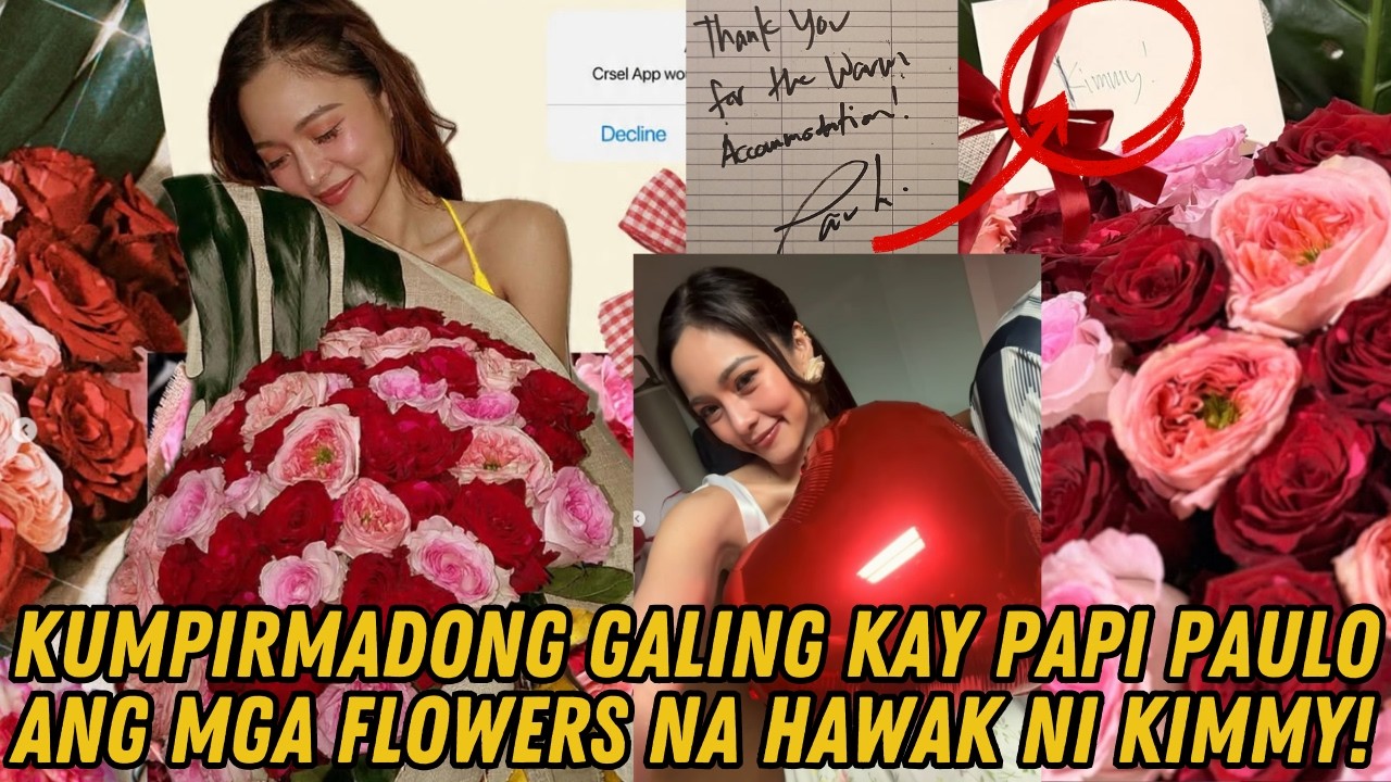 KIM CHIU SUPER KILIG SA VALENTINES FLOWERS FROM PAULO AVELINO! ECHO DEDMA ISSUE HINDI PA DIN TAPOS!
