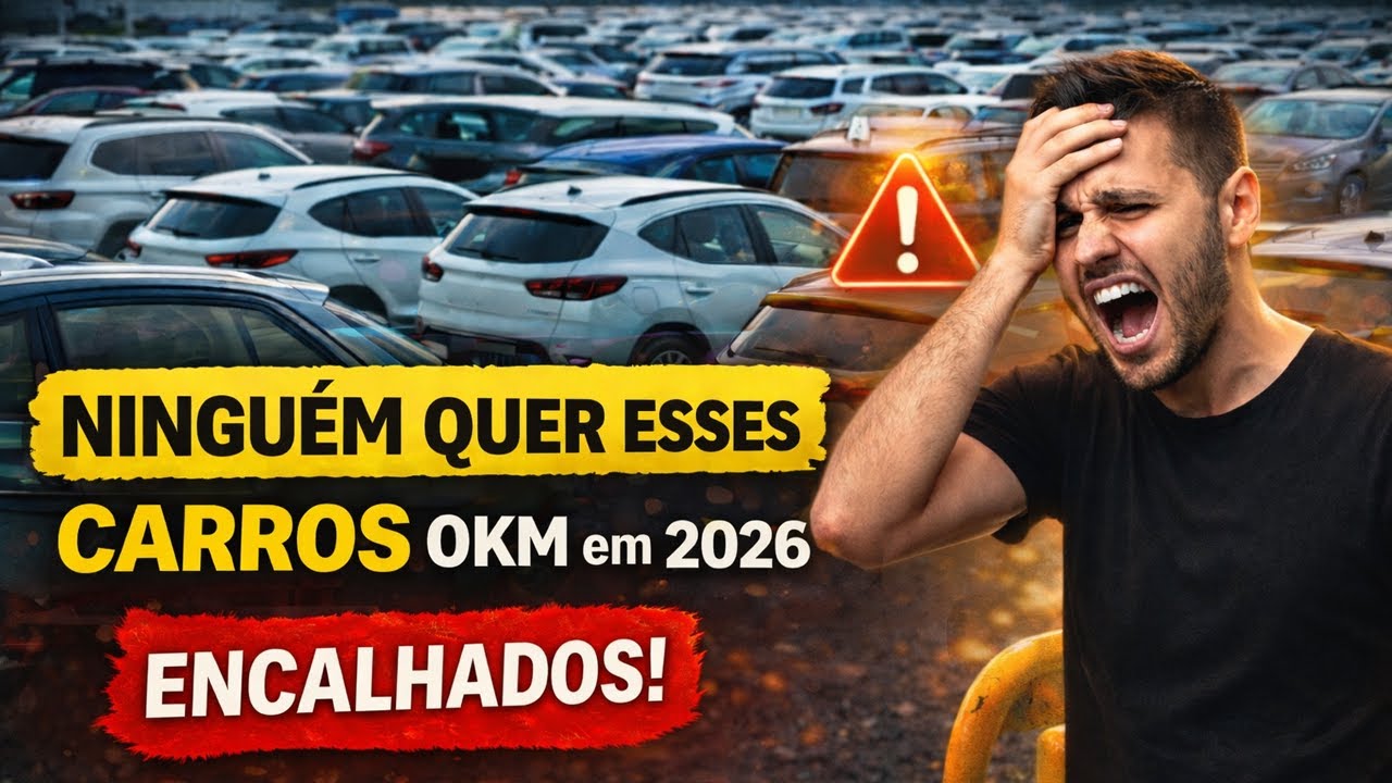 NINGUÉM quer esses CARROS 0KM em 2026, pátios LOTADOS revelam a verdade!