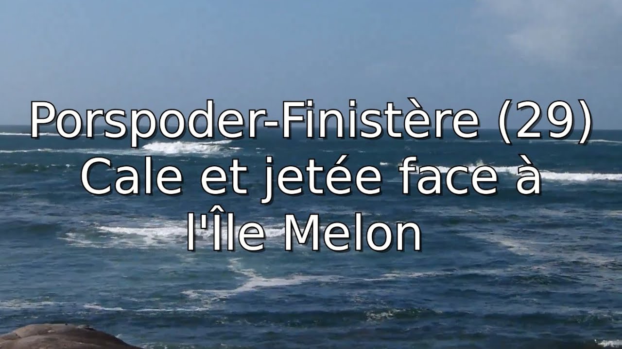 Porspoder -cale et jetée  de l'île Melon - Finistère (29) Bretagne 2019
