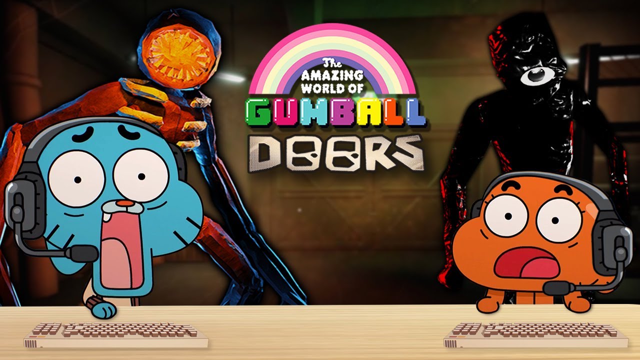Gumball and Darwin Play Roblox Doors Part 3