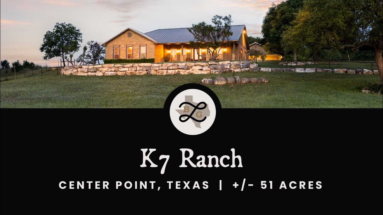 K7 Ranch | +/- 51 Acres | Center Point, Texas