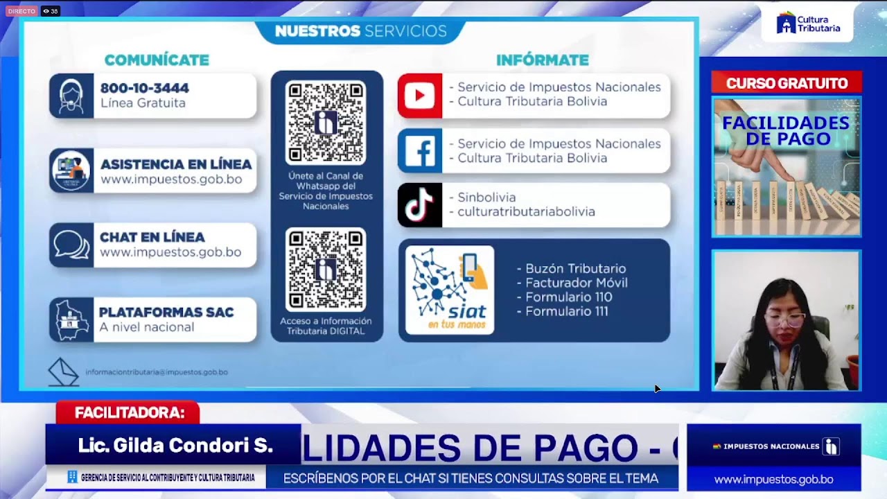 CURSO VIRTUAL: FACILIDADES DE PAGO
