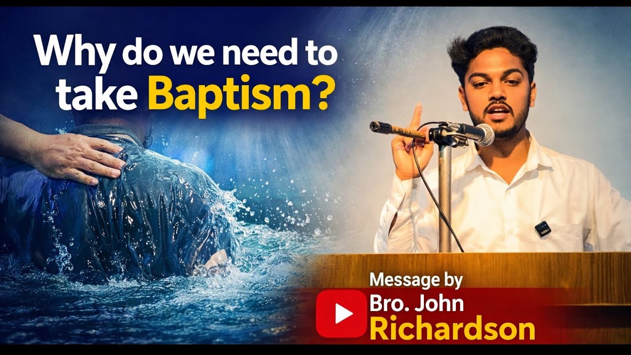 what is Baptism? Why do we need to take Baptism?| Burning Bush Prayer House |#jesus  #jesuslovesyou 