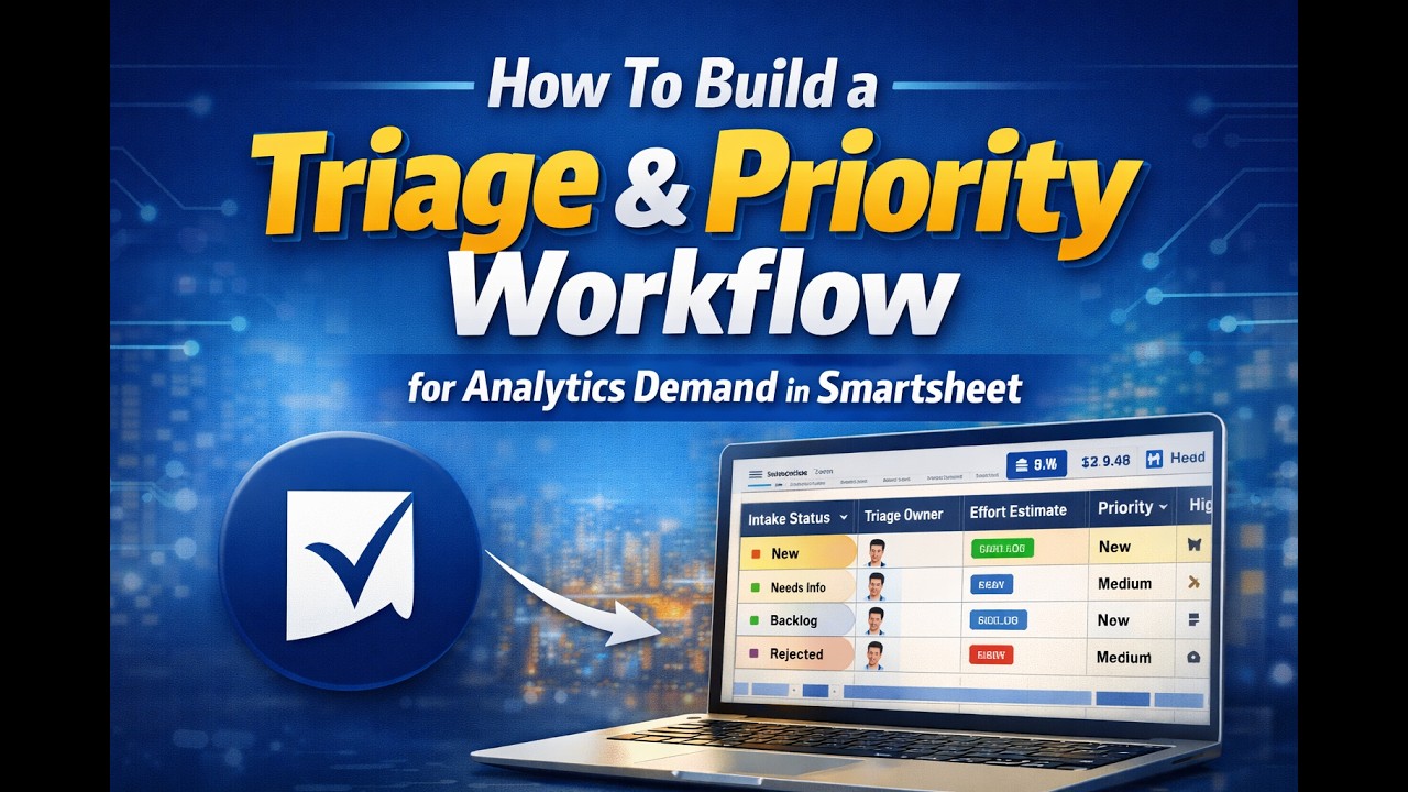 3. 𝗛𝗼𝘄 𝗧𝗼 𝗕𝘂𝗶𝗹𝗱 𝗮 𝗧𝗿𝗶𝗮𝗴𝗲 & 𝗣𝗿𝗶𝗼𝗿𝗶𝘁𝘆 𝗪𝗼𝗿𝗸𝗳𝗹𝗼𝘄 𝗳𝗼𝗿 𝗔𝗻𝗮𝗹𝘆𝘁𝗶𝗰𝘀 𝗗𝗲𝗺𝗮𝗻𝗱 𝗶𝗻 𝗦𝗺𝗮𝗿𝘁𝘀𝗵𝗲𝗲𝘁