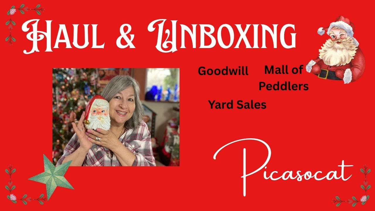 Haul and Unboxing - Goodwill, Mall of Peddlers and 2 Yard Sales
