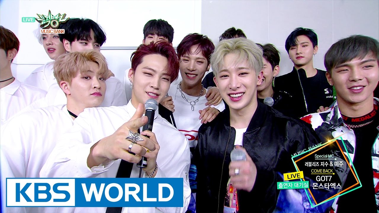 GOT7 and MONSTAX is back!!!!! [Music Bank / 2017.03.24]