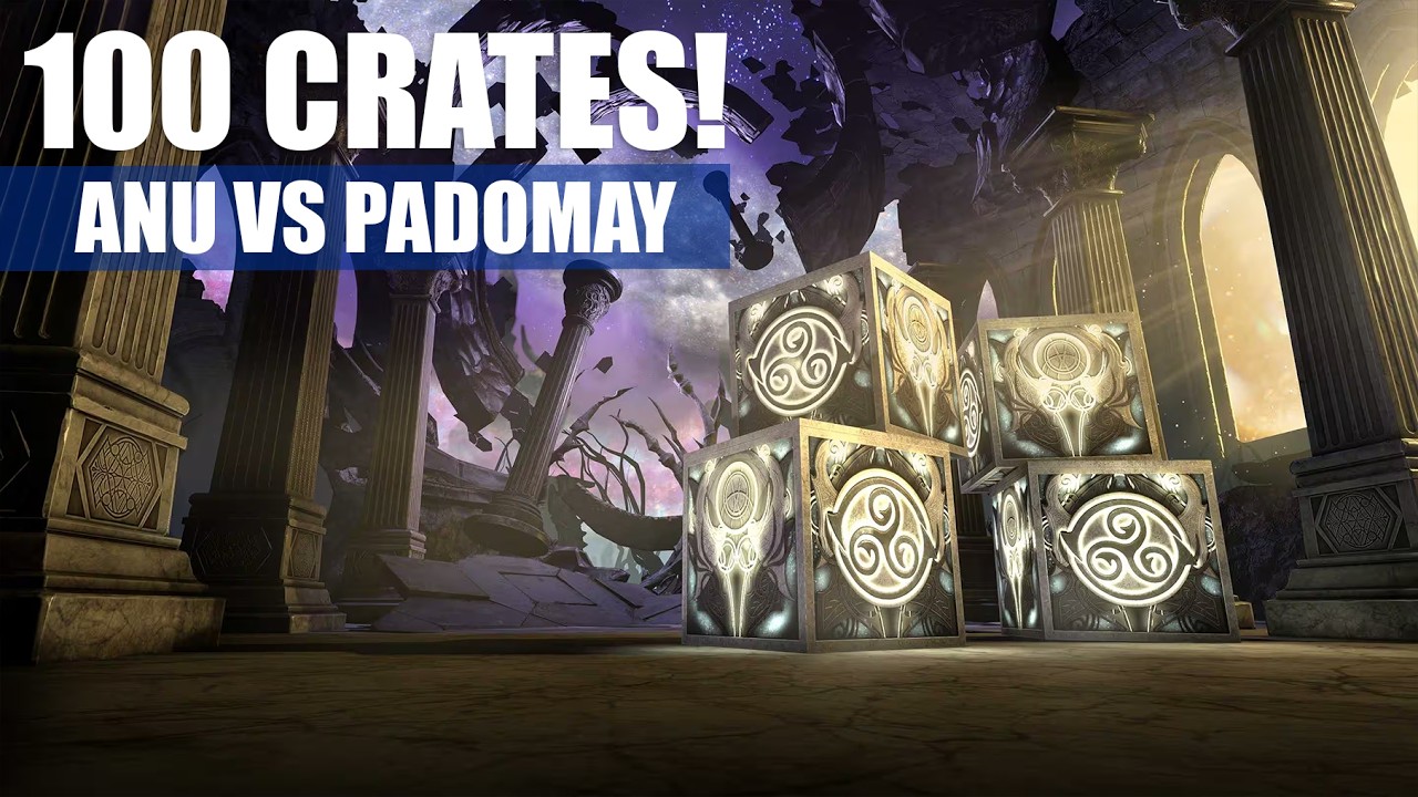 Unboxing 100 ANU Vs PADOMAY Crown Crates! | ESO | Full Live Stream