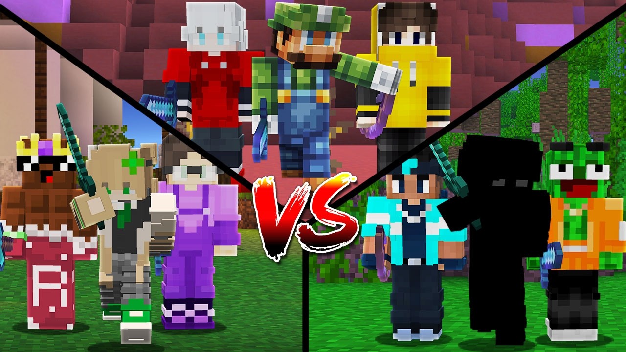 PILZ vs. CANYON vs. DSCHUNGEL KÖNIGREICH (Minecraft Risiko)